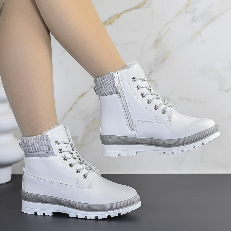 Casual ženski škornji B3126-2 White